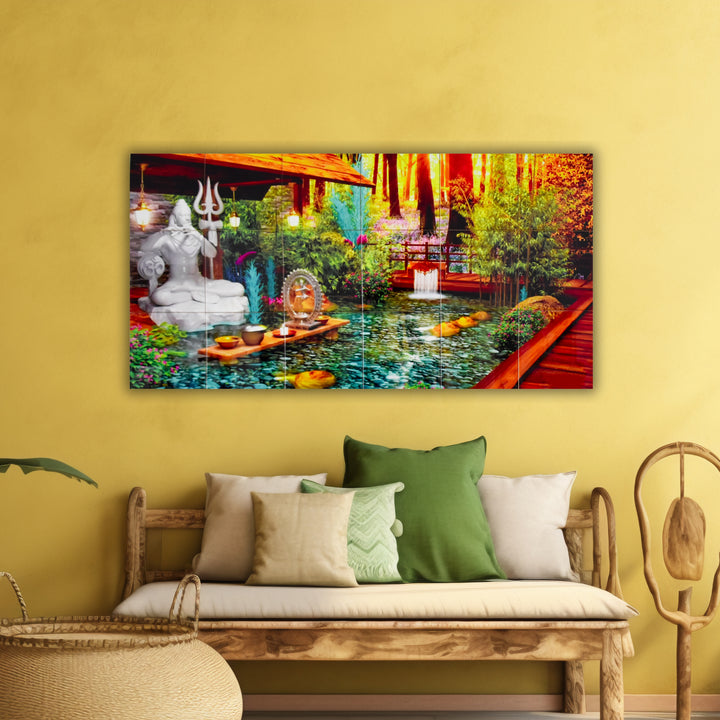 Keramikfliesen Wandbild