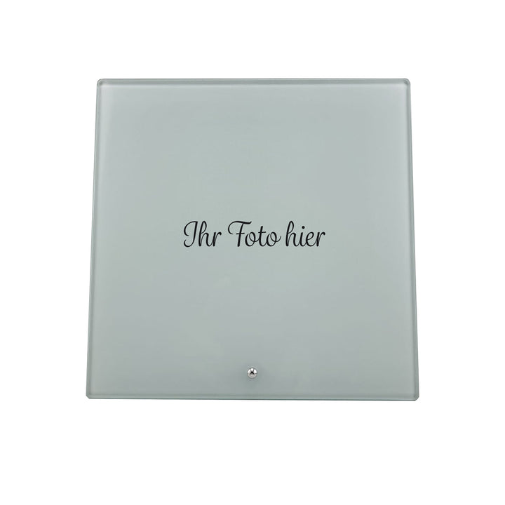 Présentoir photo en verre