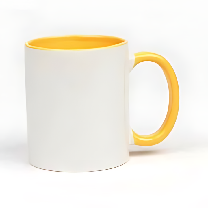 Tasse avec intérieur couleur 1x photo