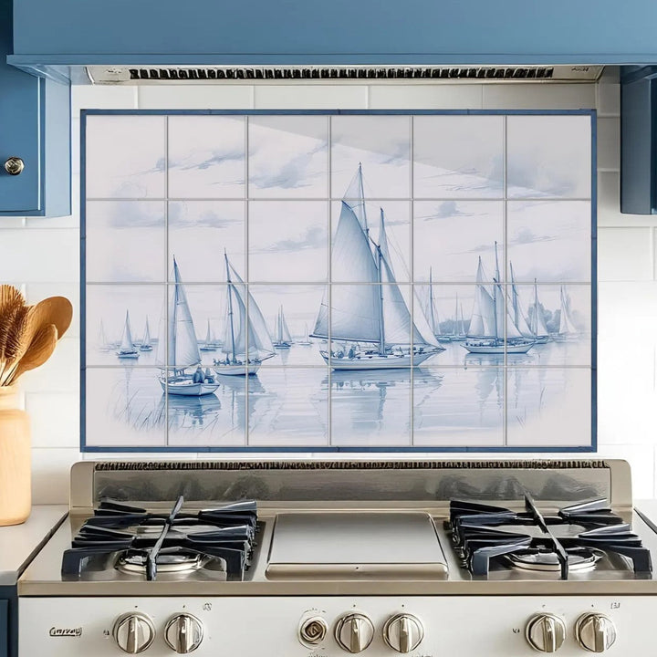 Keramikfliesen Wandbild