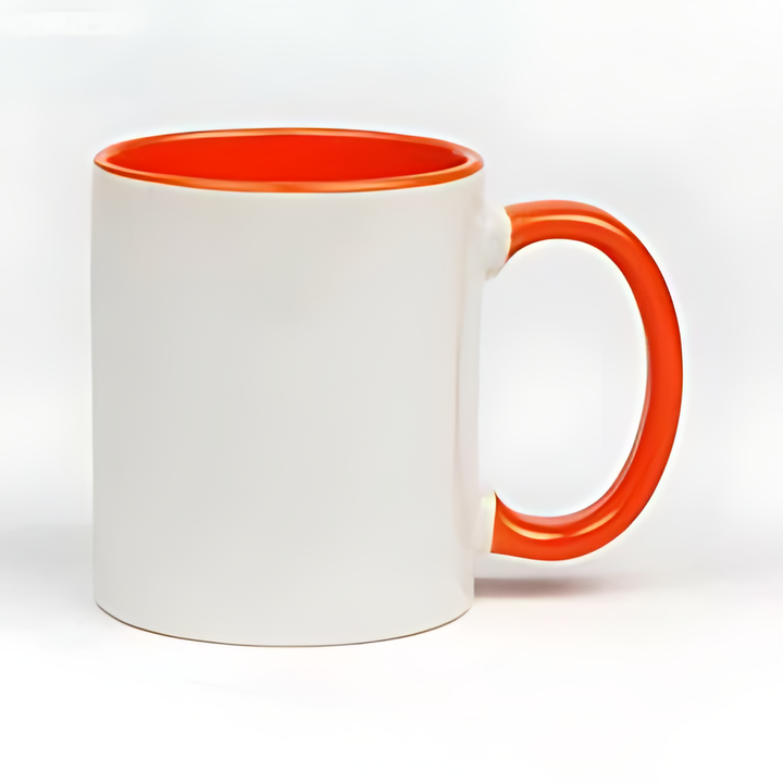 Tasse avec intérieur couleur 1x photo