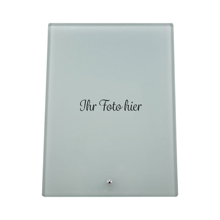 Présentoir photo en verre