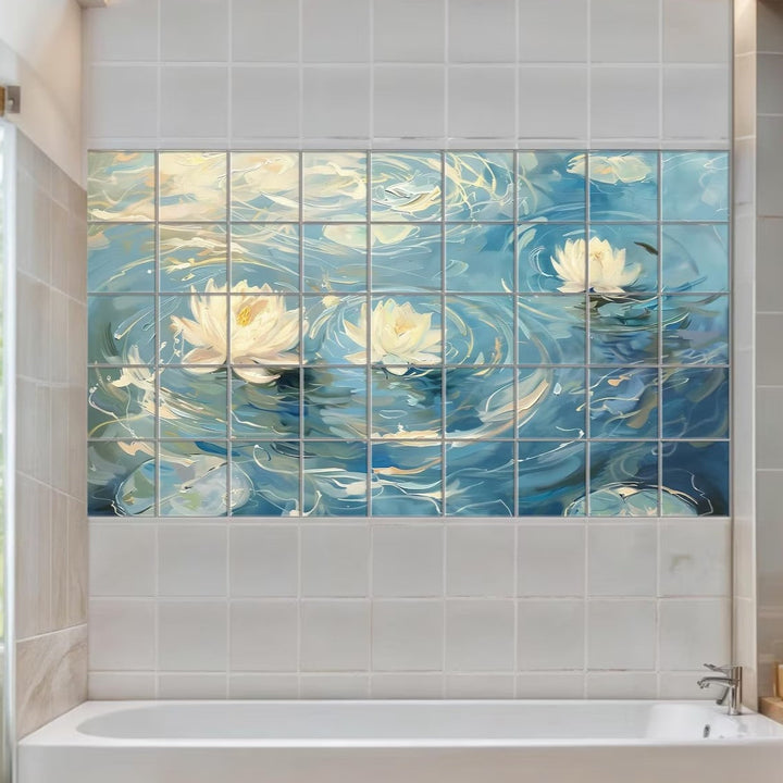 Keramikfliesen Wandbild