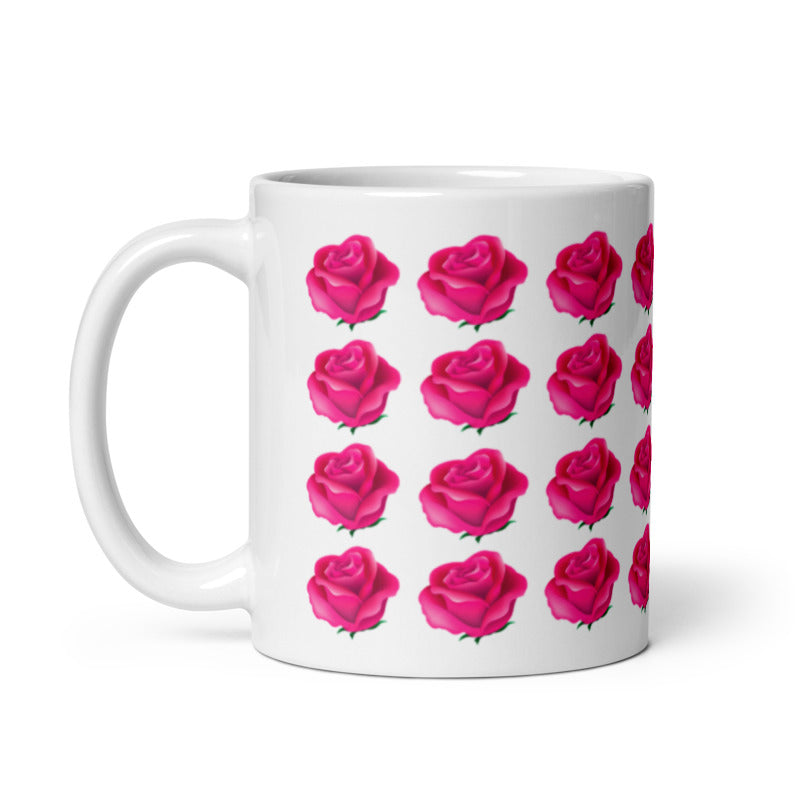 Tasse en céramique roses